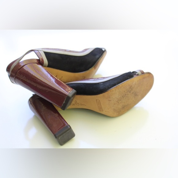 Cole Haan sling back peep toe pumps - Picture 5 of 8